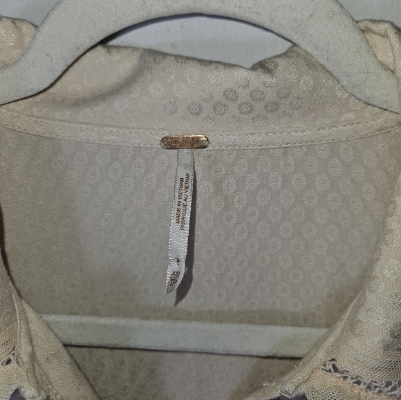 FREE PEOPLE Warm Glow Mini Dress petal bloom light pink/peach NWOT XS - Picture 4 of 8